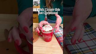 Make frozen whipped cream hot cocoa toppers for the ultimate holiday treat cocoa Christmas [upl. by Noval324]