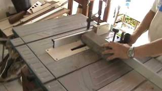 Serra rebolante saw blade adjustable dado  Parte 2 [upl. by Eirrak]