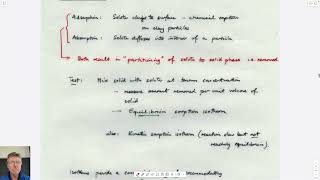 41 Retardation amp Attenuation  sorption and isotherms distribution coefficients [upl. by Plumbo]