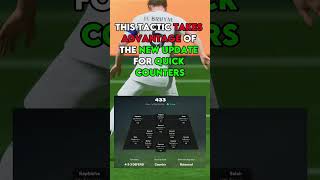 The BEST META tactics for QUICK COUNTERS in FC25 fc25 fc25tactics fc25formation [upl. by Auqinaj]