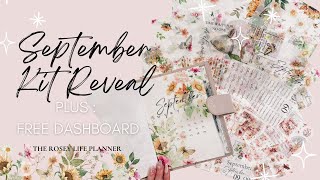 Unboxing my Planner Sticker Subscription Kit for September  The Rosey Life Planner [upl. by Armillia911]