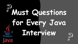 Everything in 1 video  Most Commonly Asked Core Java Interview Questions  Freshers  Entry Level [upl. by Howzell]