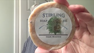 Review  Stirling Soap Co Ozark Mountain [upl. by Ortrude]