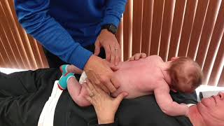 Baby finds relief from colic and constipation after Chiropractic care [upl. by Nylarat]