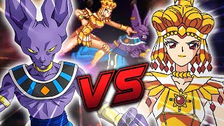 Dragon Ball VS Sailor Moon ANIMATED FIGHT Beerus VS Galaxia  DEATH BATTLE [upl. by Rfinnej]