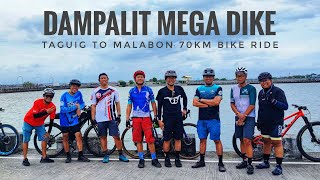 Dampalit Mega Dike Bike Ride  Taguig to Malabon 70km [upl. by Octavius]