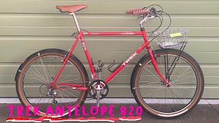 Commuter bike  Retro mtb 1989 Trek 820 Antelope [upl. by Odnomor]