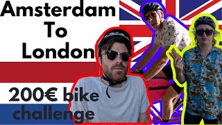 Cycling from AMSTERDAM to LONDON on 200€ vintage bikes  DAY 1 [upl. by Muna]