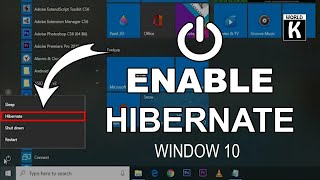 How to Enable Hibernate in windows 10 [upl. by Idnal]