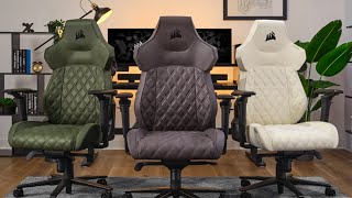 Corsair TC500 LUXE Gaming Chair Review Comfortable Seat For Long Sessions [upl. by Htrow]