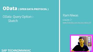 Batch query change operations OData Part 13 [upl. by Kadner]