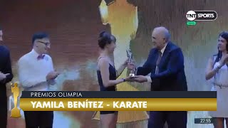 Yamila Benítez Olimpia de plata 2018 Karate [upl. by Anomas763]