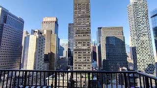 NYC Westhouse Hotel balcony panorama [upl. by Lohcin]