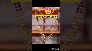 Latest design gold chain सोने की खूबसूरत चैन nee jewellery trending [upl. by Ahsatal774]