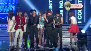 110609 Beast  Fiction win3 quotTriple crownquot  M Countdown [upl. by Lledyl]