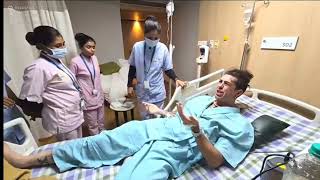 Sam Pepper is Struggling in a Hospital in India  Kick Streamer Rotting in India Hospital [upl. by Llerdnad]