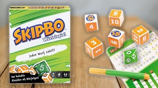 SKIP BO WÜRFEL  Spielregeln TV Spielanleitung Deutsch  MATTEL GAMES WÜRFELSPIEL DICE [upl. by Squires]