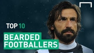 Top 10 Bearded Footballers [upl. by Ralyt469]