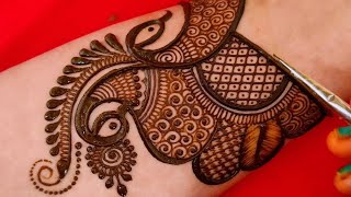 Easy Bridal Mehndi Design for Full Hands Latest Dulhan Mehandi Designs Karvachauth Special Henna [upl. by Buschi]