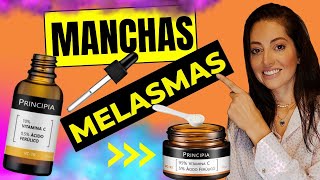 VITAMINA C Clareia MANCHAS de acne e MELASMAS Como usar a para ILUMINAR a pele Guia definitivo 💛🍊 [upl. by Breanne]