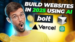 How To Build A Website in 2025 with Boltnew Cursor AI and Vercel  Beginner website Development [upl. by Namar]