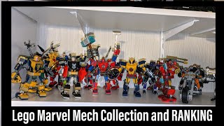 Lego Marvel Superheros Mech Collection Ranking and Display [upl. by Orville606]