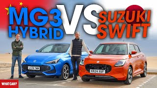 NEW Suzuki Swift vs MG3 Hybrid review – which is REALLY cheaper to run  What Car [upl. by Awad]