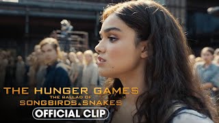 The Hunger Games The Ballad of Songbirds amp Snakes 2023 Official Clip ‘Lucy Gray Baird’ [upl. by Notelrahc771]