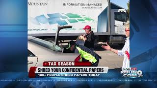 Shredding event to prevent identity theft [upl. by Corydon755]