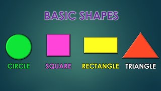 Learn about Geometric Shapes  Names of Maths Shapes  UKG  LKG [upl. by Nosirrag]