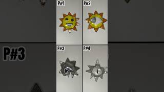 SPRUNKI MRSUN 🌞 1vs2vs3vs4SQUISCHY paper rek unboxing shorts squishy sprunki asmr sun [upl. by Kacy]