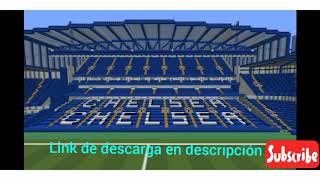 Estadio Stamford Bridge en minecraft Link de descarga en descripción [upl. by Griffis]