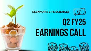 Glenmark Life Sciences Earnings Call  Q2 FY25 [upl. by Enairb866]