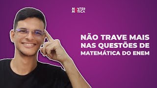 Como interpretar questões de matemática no ENEM [upl. by Ichabod]