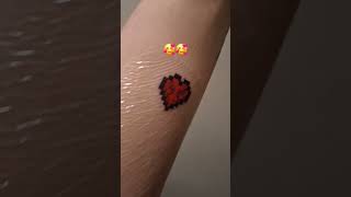 Now Minecraft will always be with me ✨️🫂🙂‍↕️ minecraft tattoo [upl. by Oinotnanauj874]