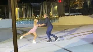 Olympic Team Event silver medalists and World Champions Alexa Knierim and Brandon Frazier [upl. by Nayrbo]