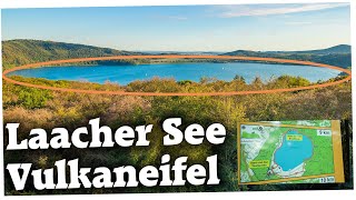 Laacher See Rundweg Rundwanderung  Wandern am Abend in der Vulkaneifel Maria Laach [upl. by Filippa]