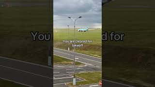 Korean Air Flight  Plane Take Off airplane takeoff [upl. by Latty]