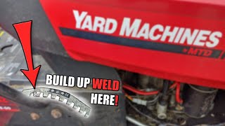 Yard Machines Riding Lawnmower Wont Start  EASY FIX [upl. by Winter]