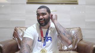 Gable Steveson on his Olympic Finals comeback [upl. by Amalita]