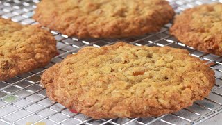 Oatmeal Raisin Cookies Recipe Demonstration  Joyofbakingcom [upl. by Roede]