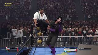 WWE 2K24 Uncensored 95 Big Bubba Rogers Vs Undertaker Unsanctioned Match [upl. by Euqinor]