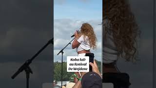 Koba La D au côté de Wejdene au Festival Yardland [upl. by Llert]