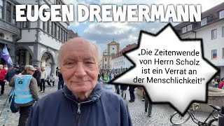 EUGEN DREWERMANN 🕊 „Die Zeitenwende von Herrn Scholz ist ein Verrat an der Menschlichkeit“ Interview [upl. by Harte729]