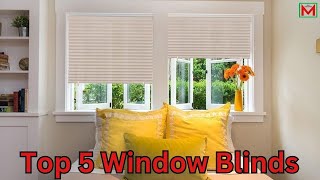 Top 5 Best Window Blinds and Blackout Curtains in 2024 [upl. by Meibers508]