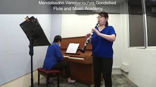 Clarinet ABRSM Grade 3 from 2022 B3 Mendelssohn Venetianisches Gondellied [upl. by Illac820]