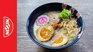 Nissin The Ramen Masters Hakata Tonkotsu Ramen – Germany — Instant Noodle Recipe Time — EP 1926 [upl. by Vevine]