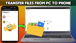 How to transfer files between PC and Android with ShareDrop alternative to Airdrop 2023 [upl. by Gorman]