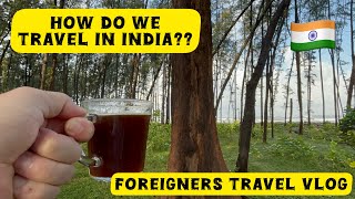 How Do We Travel In India  Foreigners Travel Vlog foreignersinindia travelvlog shortleft [upl. by Dilly]