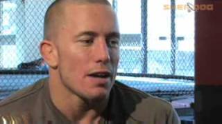 GSP on Alves UFC 94 from Sherdogcom [upl. by Aciruam711]